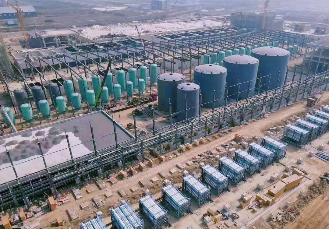 Equipment entry! Beijie Te's high salt water zero discharge salt separation technology helps the largest industrial park sewage treatment project in China achieve wastewater resource utilization